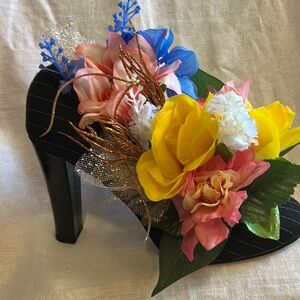 Runway For Hope Designer Floral Shoe.